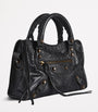 Balenciaga Black Mini Leather Le City Top-Handle Bag