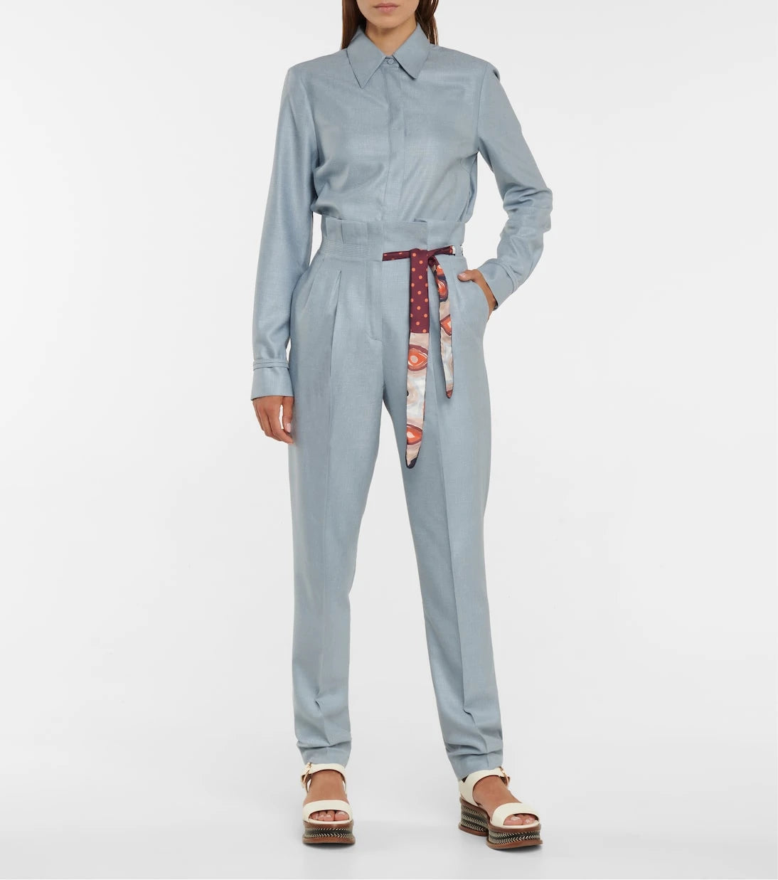 Gabriela Hearst - Johnson high-rise slim pants