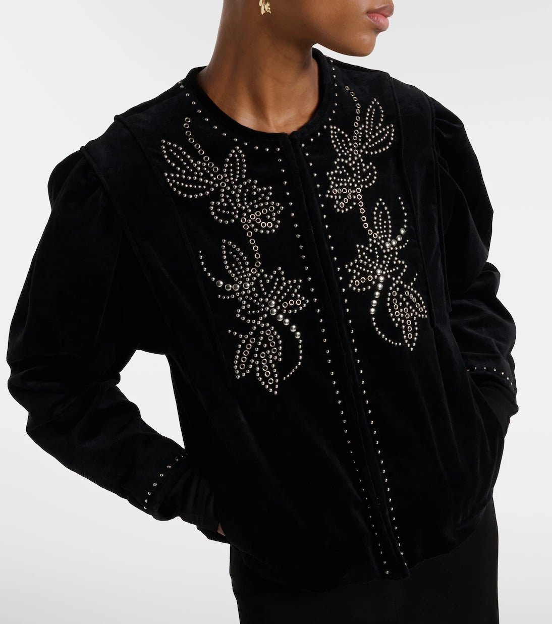 Isabel Marant - Pietra embellished cotton jacket