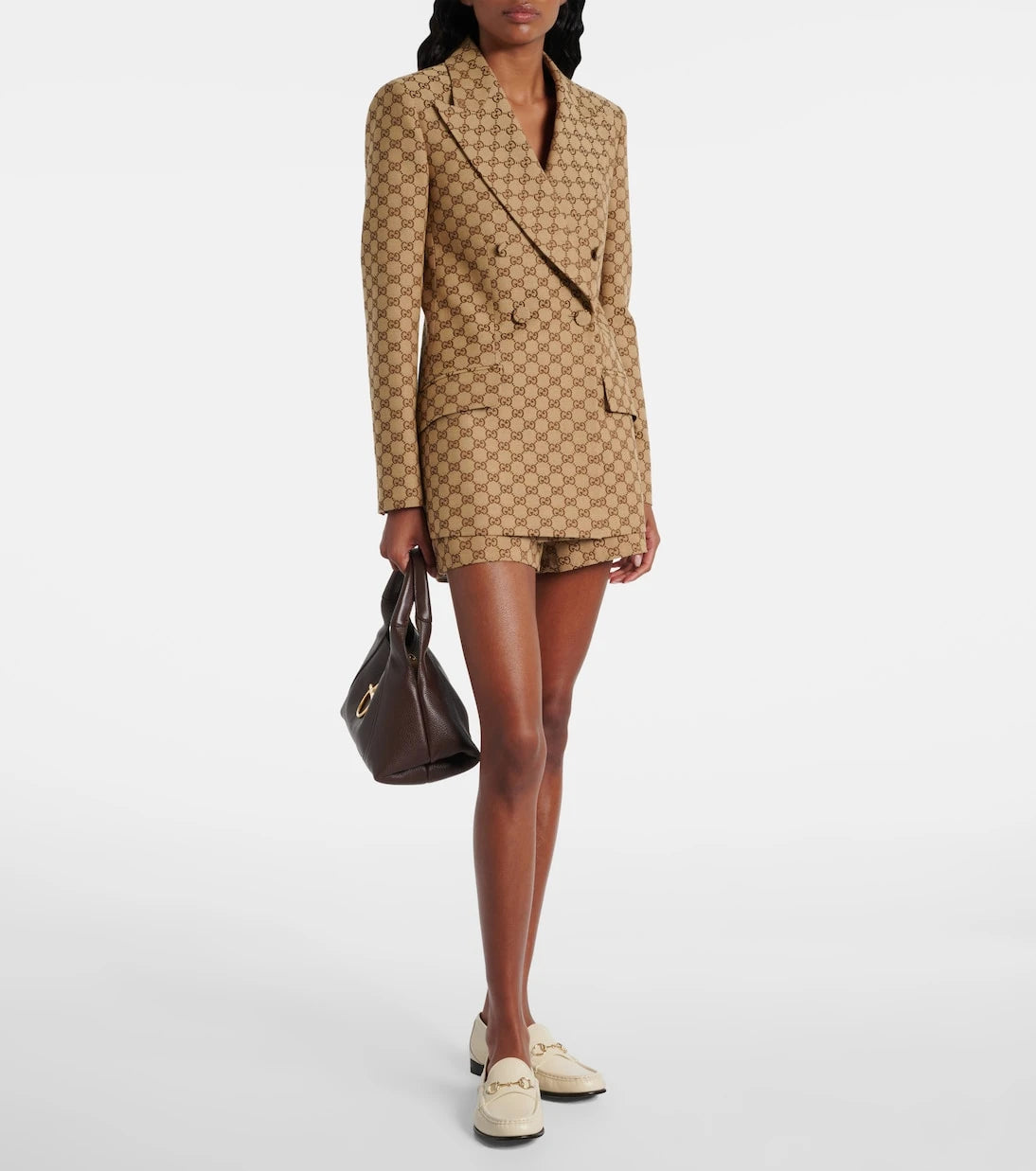 Gucci - Cotton-blend GG jacquard blazer