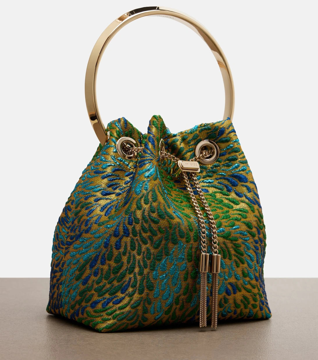 Jimmy Choo - Bon Bon brocade bucket bag