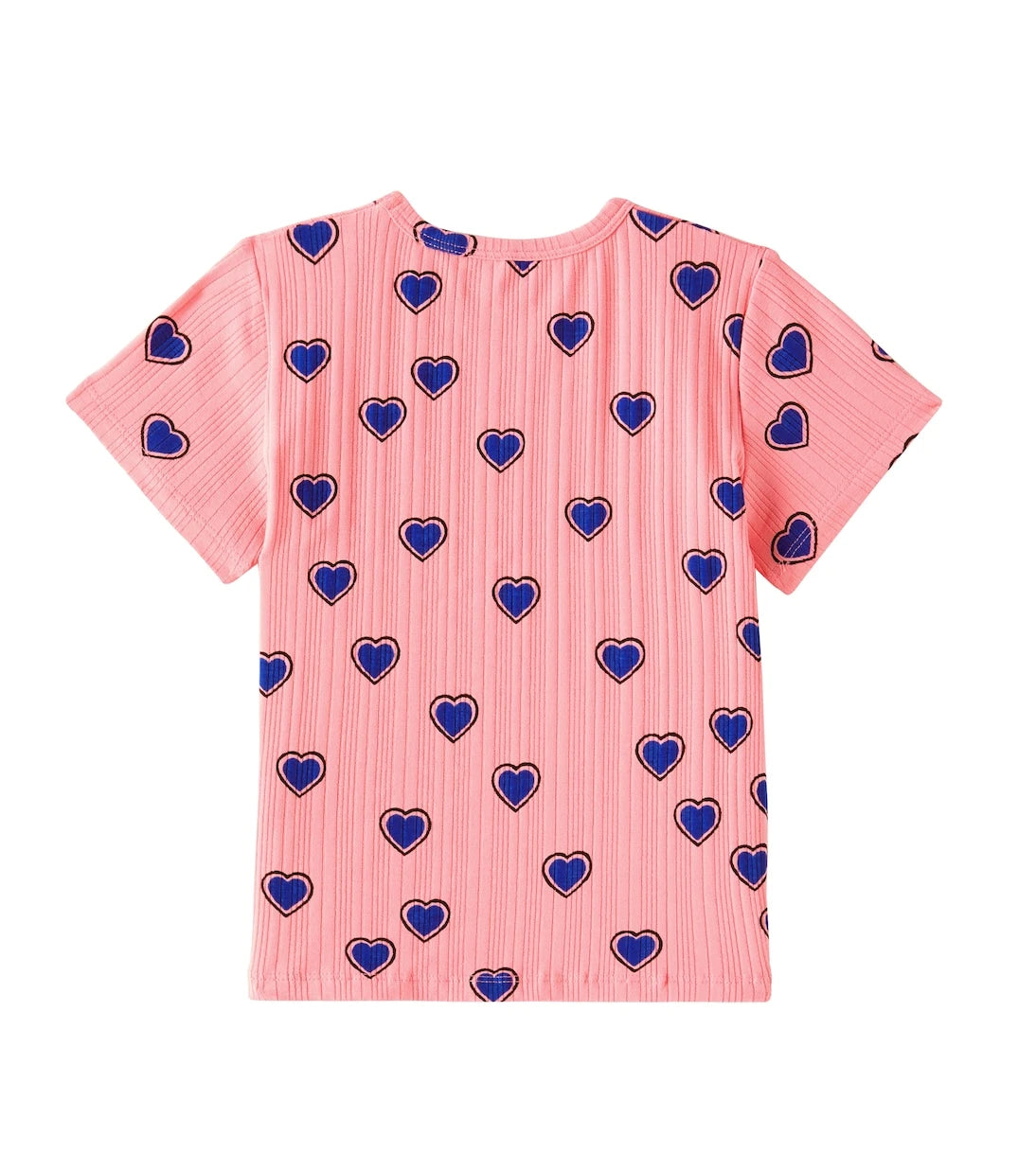 Mini Rodini - Outlined Hearts cotton-blend T-shirt