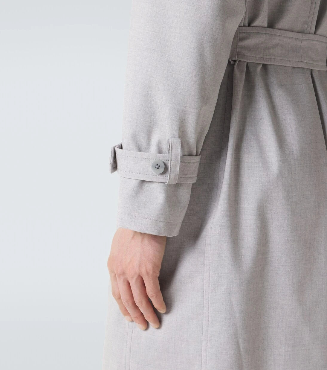 Stòffa - Belted wool coat