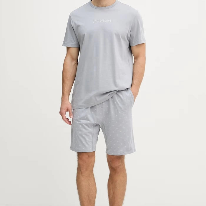 Calvin Klein Underwear iki parçalı erkek pamuklu pijama