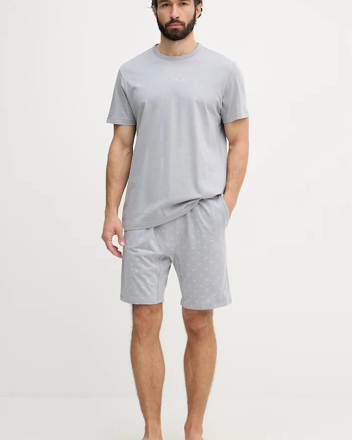 Calvin Klein Underwear iki parçalı erkek pamuklu pijama