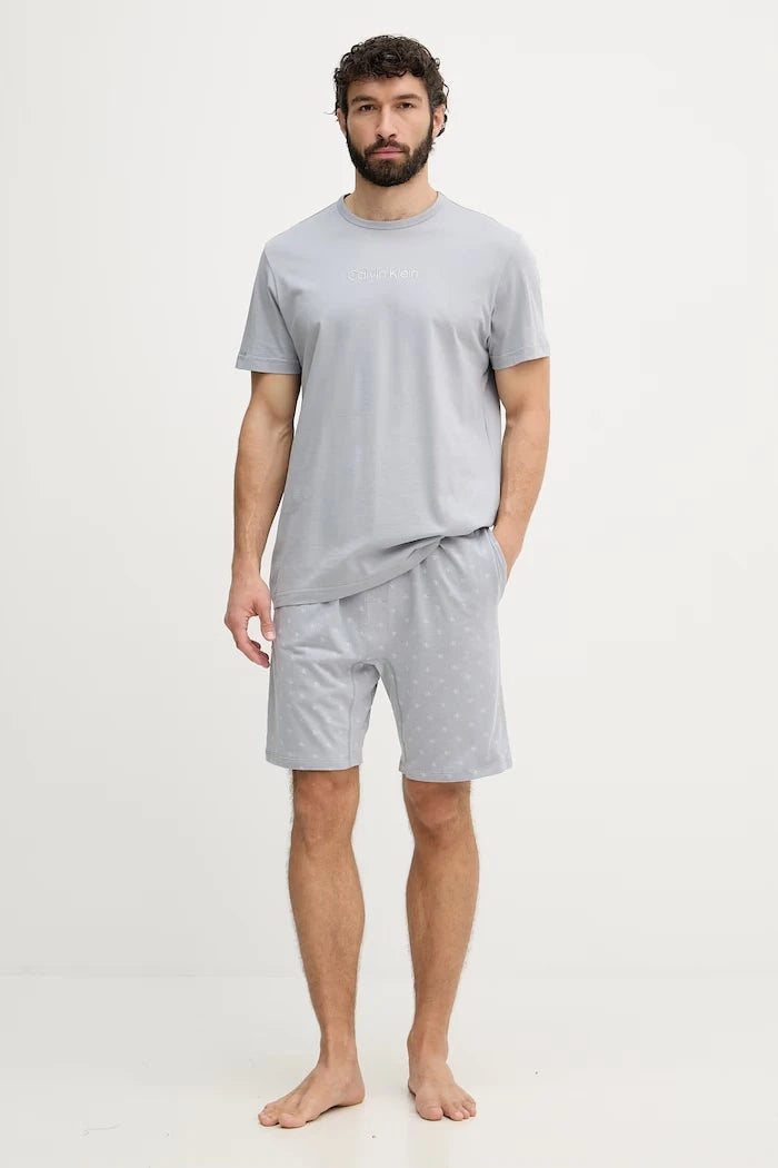 Calvin Klein Underwear iki parçalı erkek pamuklu pijama