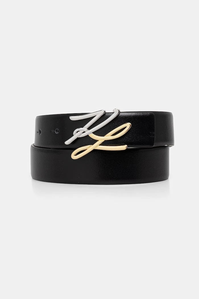 Karl Lagerfeld Kadın Çift Taraflı Deri Kemer K/AUTOGRAPH