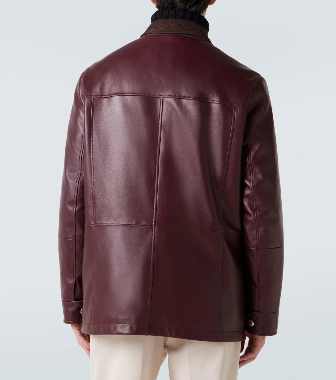 Brunello Cucinelli - Padded leather jacket