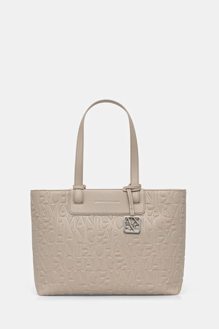 Armani Exchange kadın suni deri alışveriş çantası