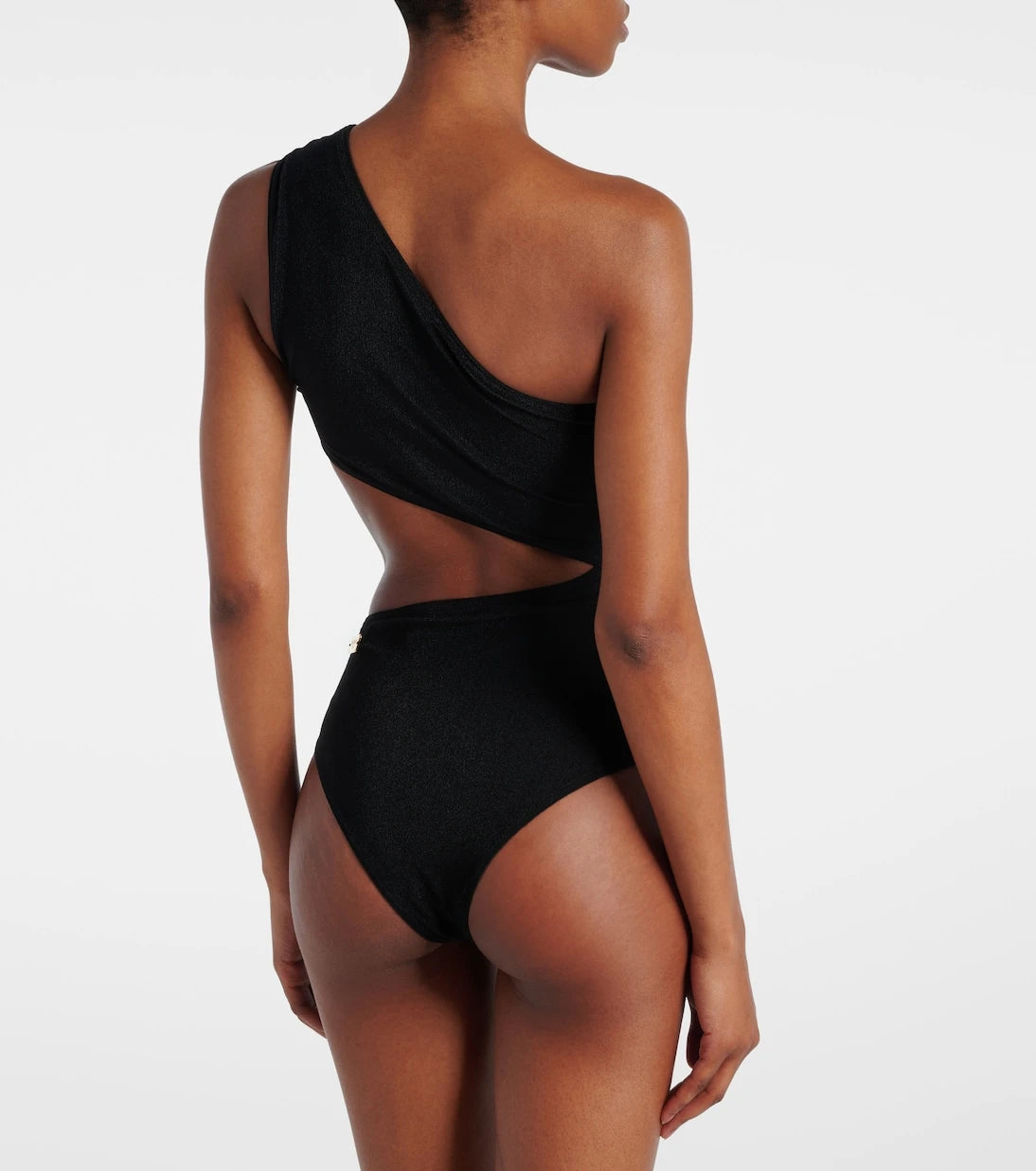 Balmain - One-shoulder cutout swimsuit
