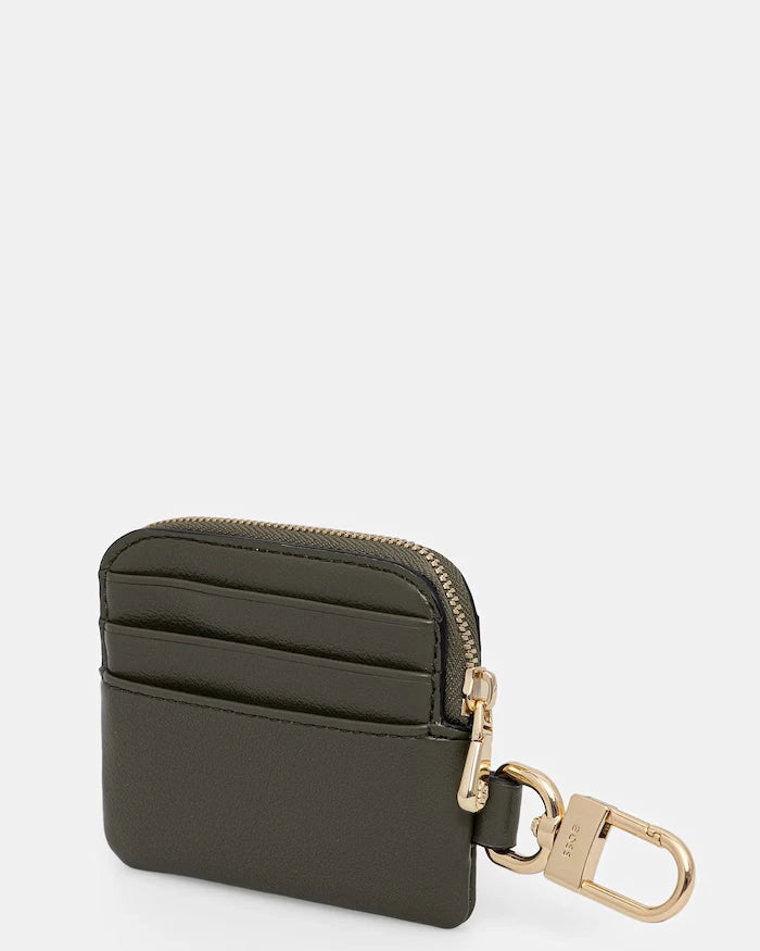 BOSS kadın suni deri portföy Sandy Zip Cardholder