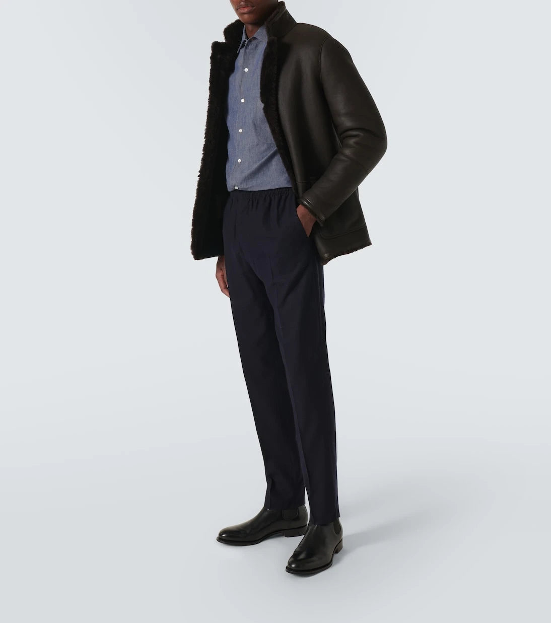Loro Piana - Jan wool and cashmere straight pants