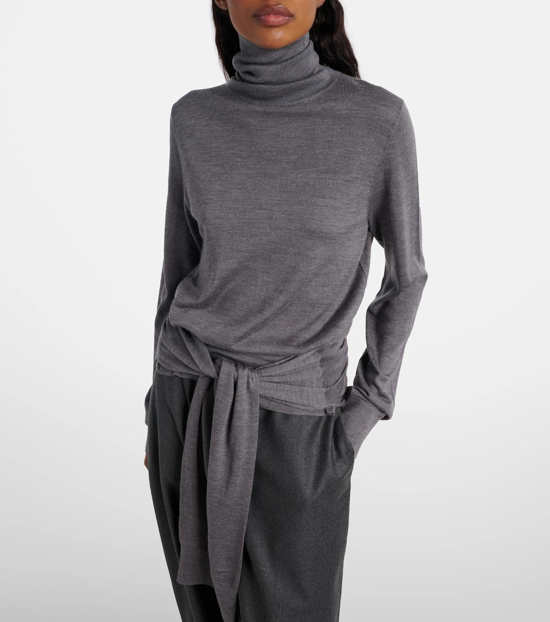 Toteme - Turtleneck wool and silk sweater