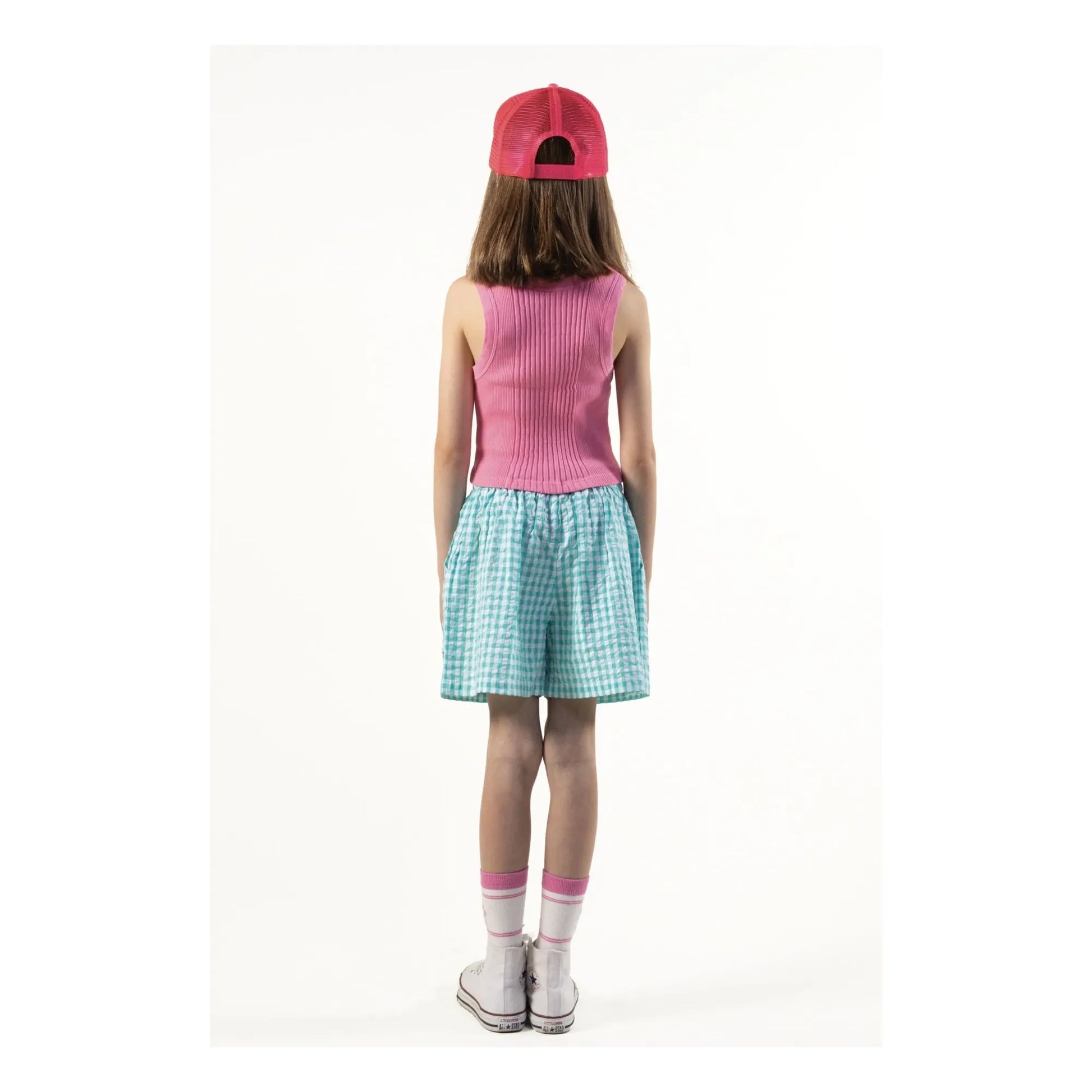 Sunchild - Tomas Vichy shorts | Turquoise