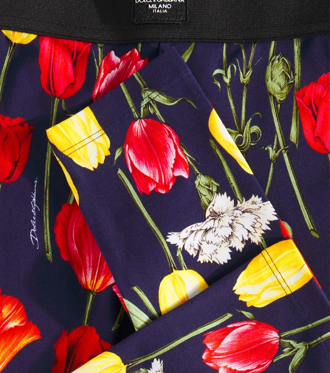Dolce&Gabbana Kids - Floral cotton-blend leggings