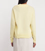 Claudie Pierlot Yellow Wool-Cashmere Polo Sweater