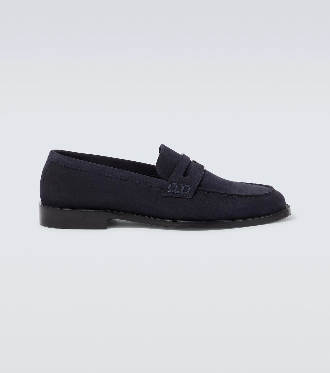 Manolo Blahnik - Perry suede penny loafers