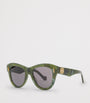 LOEWE Green Vintage Screen Sunglasses