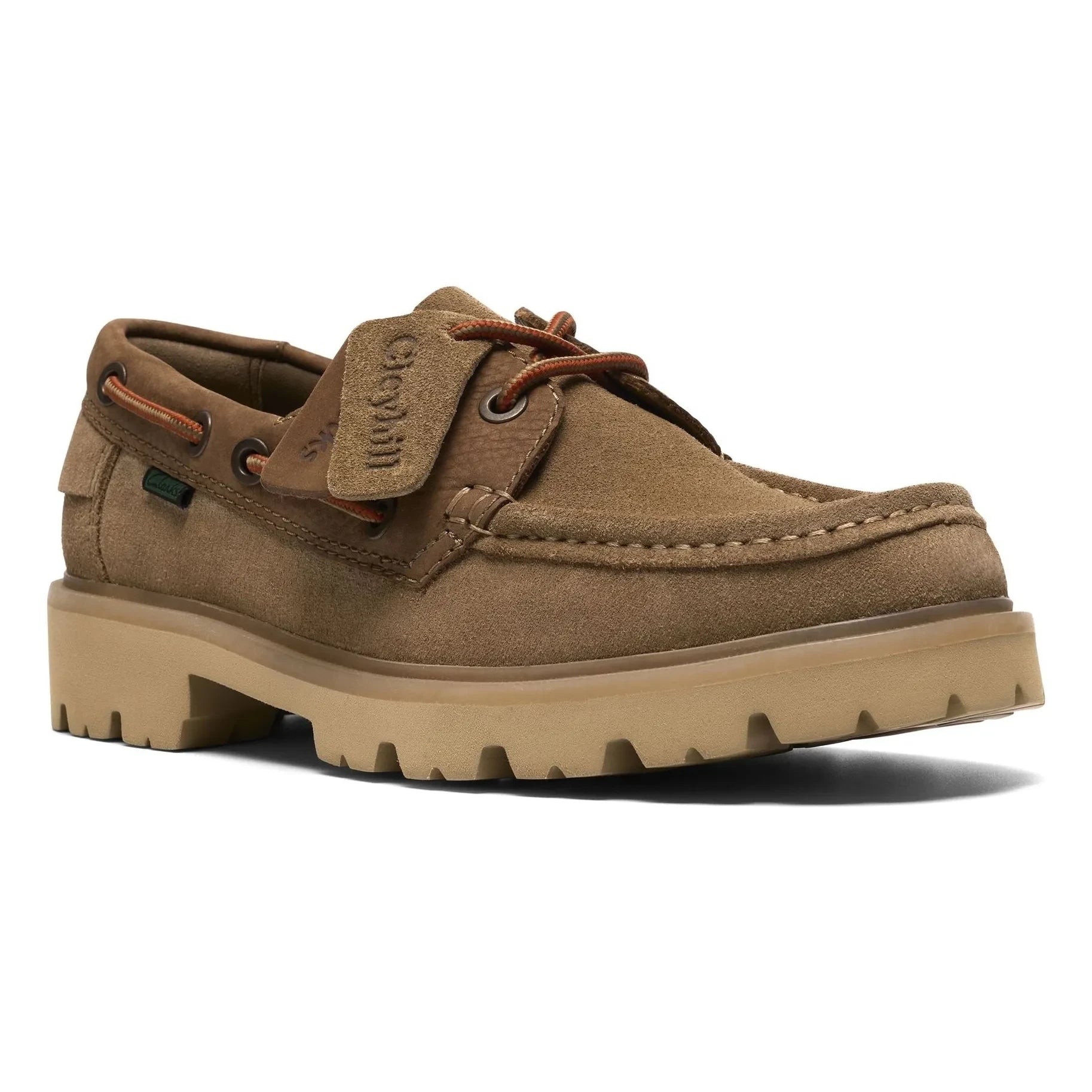 Clarks - Cleyhill Boat Shoes | Dark Beige