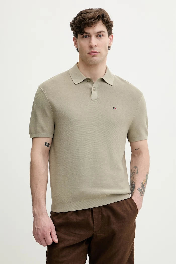 Tommy Hilfiger pamuklu erkek polo yaka tişört