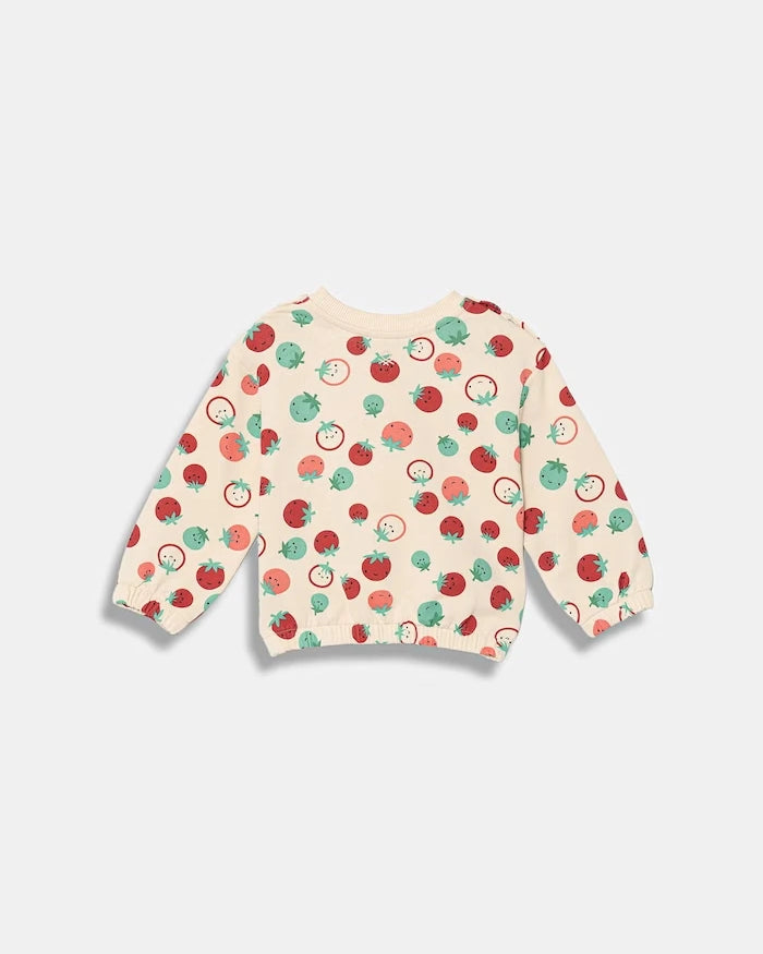 United Colors of Benetton çocuk pamuklu sweatshirt