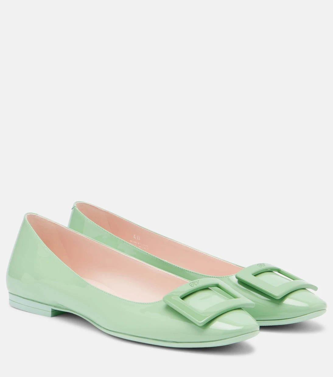 Roger Vivier - Gommettine patent leather ballet flats