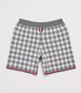 Thom Browne Kids Gingham Split-Hem Shorts (2-12 Years)