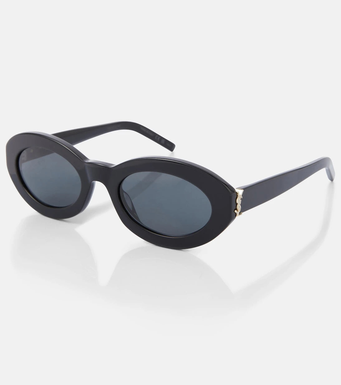 Saint Laurent - نظارة شمسية بيضاوية SL M136