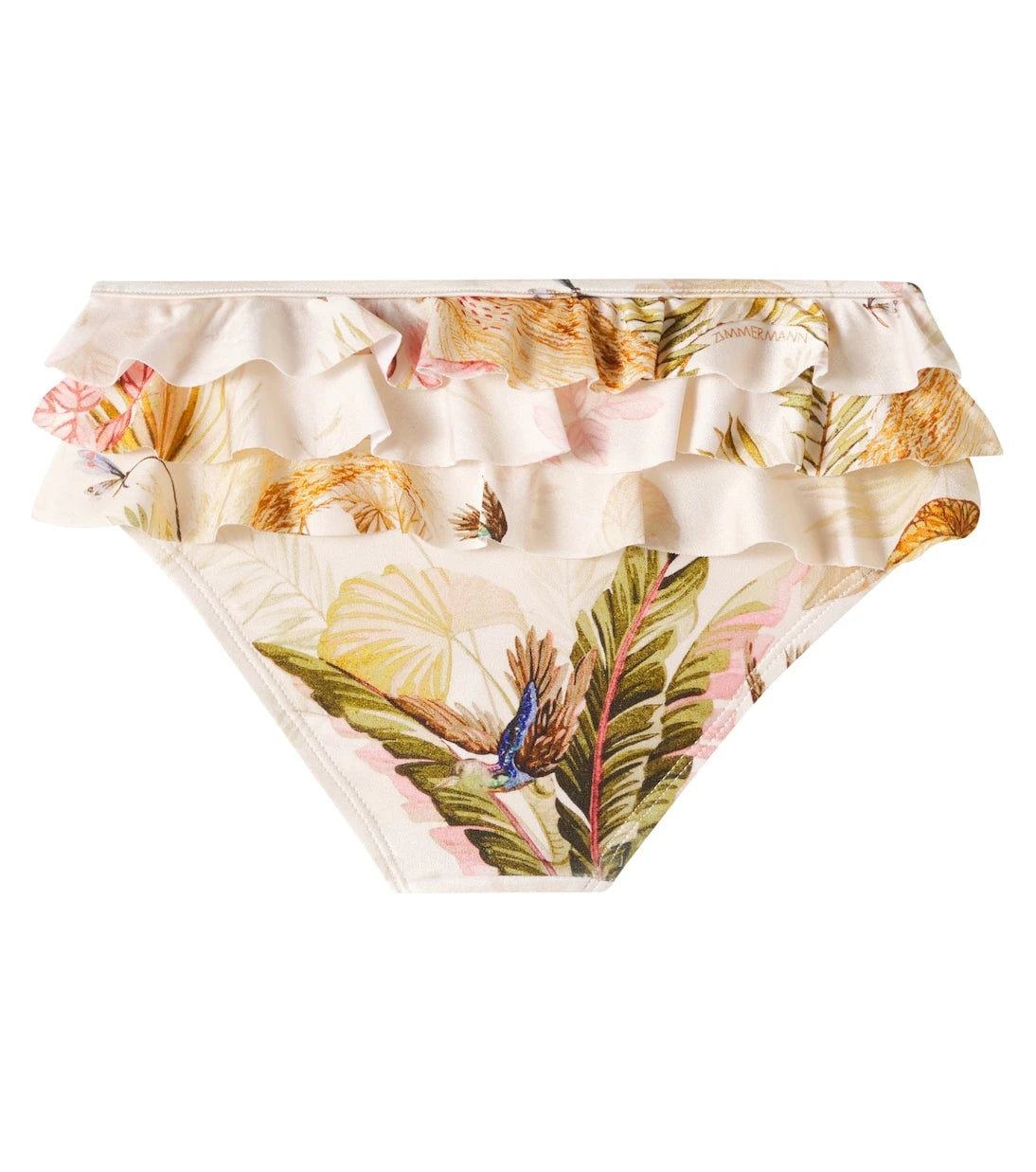 Zimmermann Kids - Rhiannon ruffled floral bikini bottoms