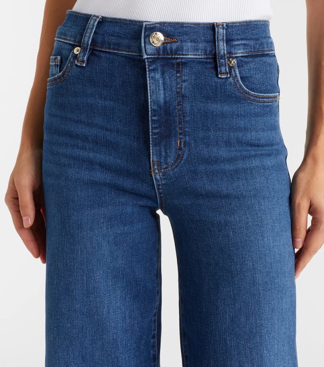 Frame - Le Slim high-rise wide-leg jeans