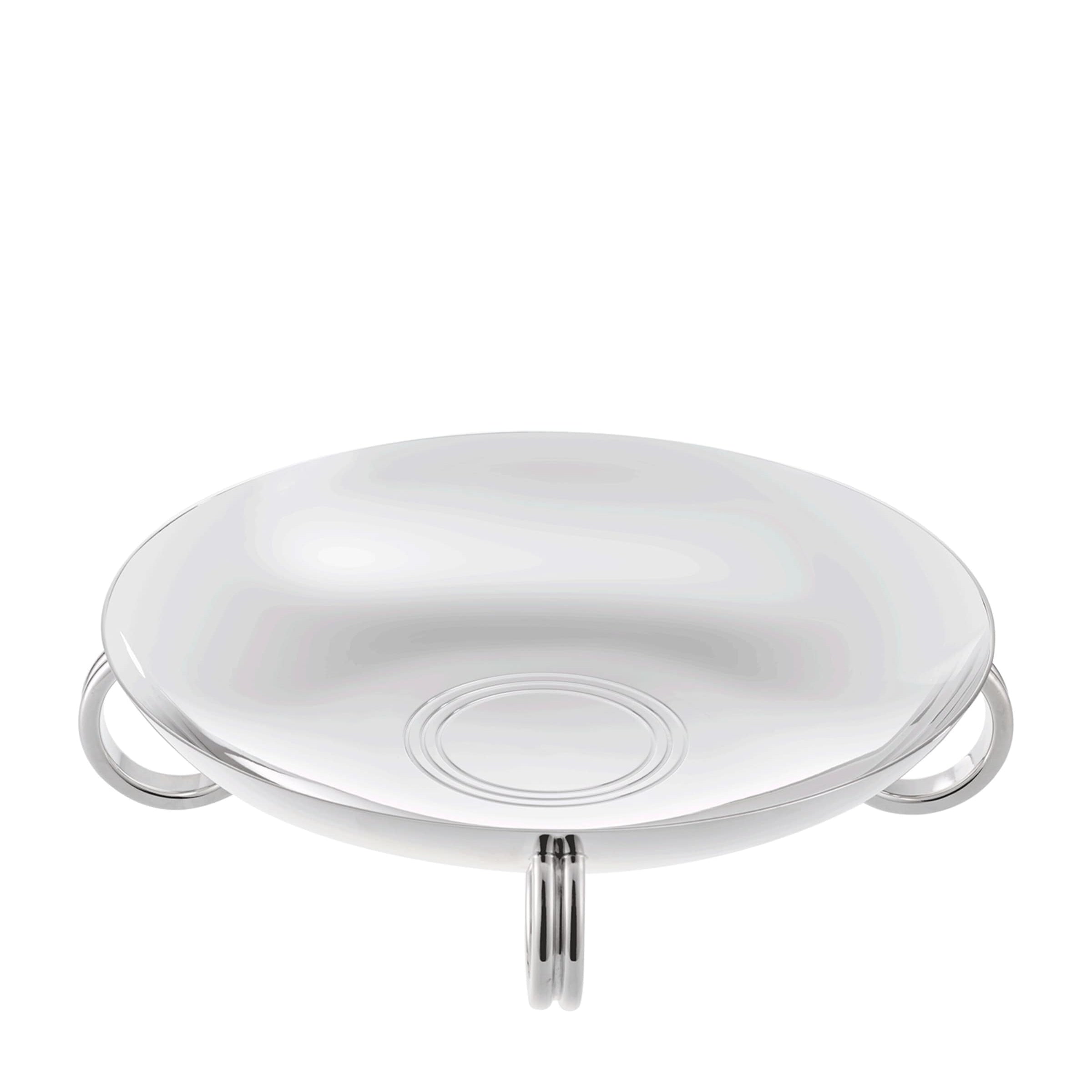 Christofle Silver-Plated Fjerdingstad Four-Ring Centrepiece