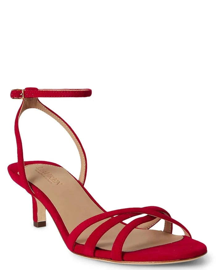Lauren Ralph Lauren Süet Sandalet Kendyl Kttn