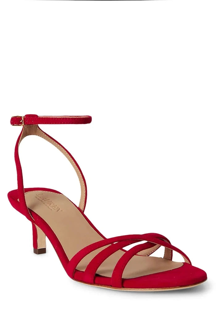 Lauren Ralph Lauren Süet Sandalet Kendyl Kttn