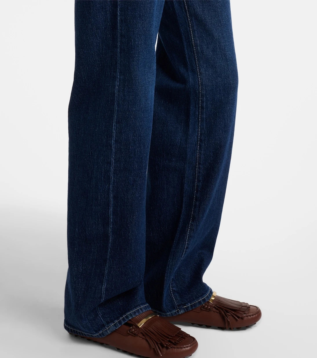 7 For All Mankind - Tess high-rise straight jeans