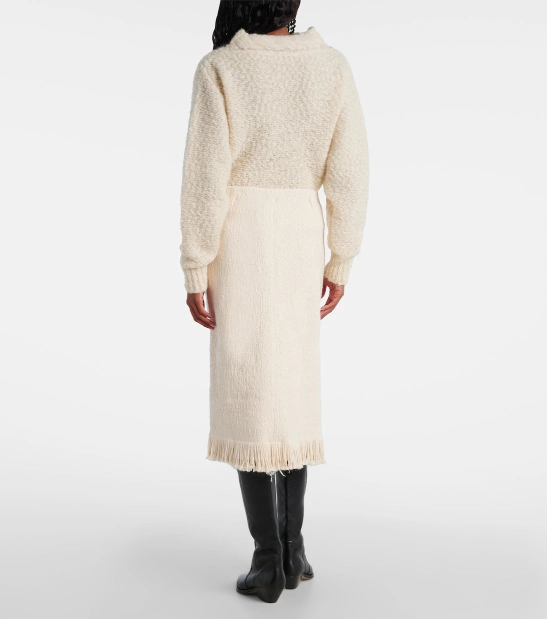 Isabel Marant - Galla cotton and linen midi skirt