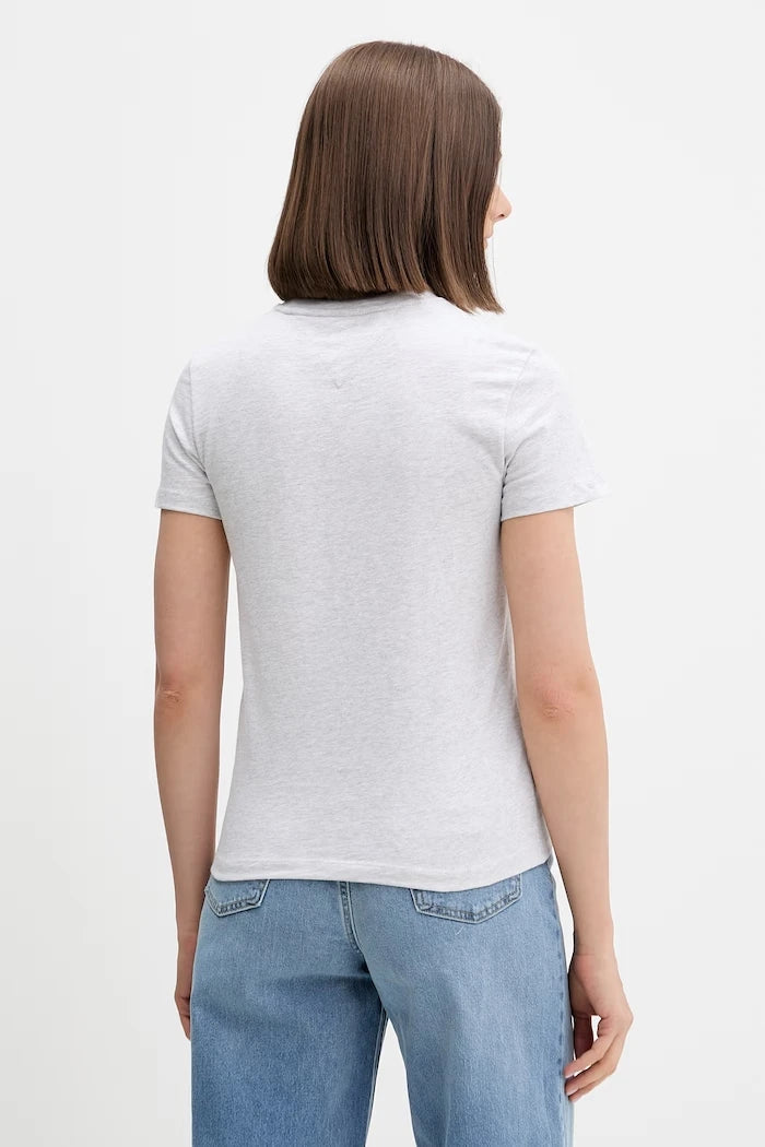 Tommy Jeans kadın pamuklu tişört