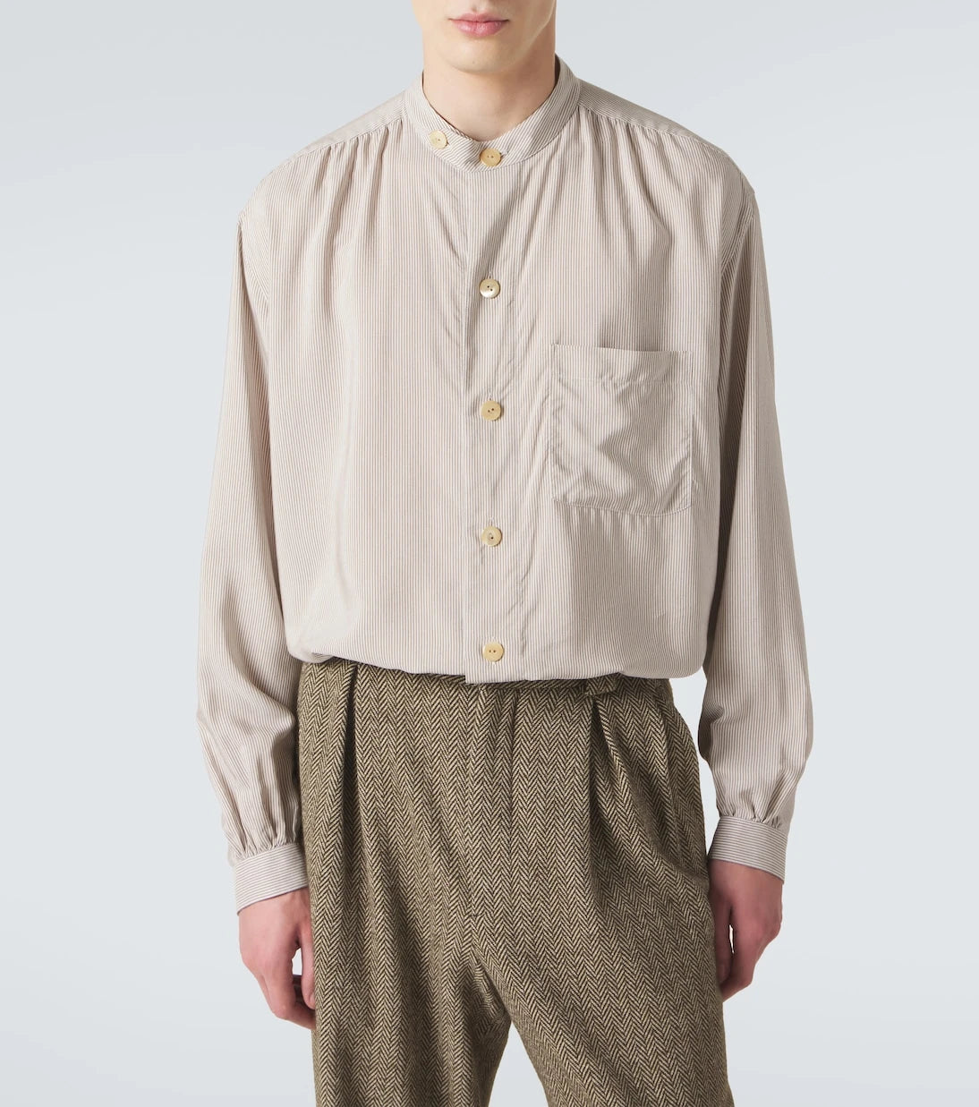Giorgio Armani - Archivio pinstripe shirt