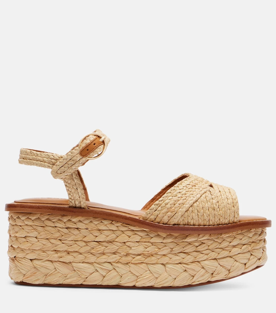 Clergerie - Arty hasır platform sandaletler