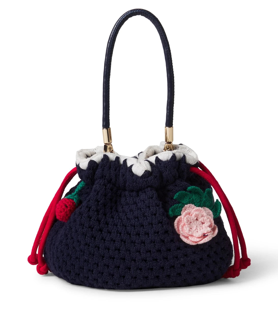 Self-Portrait Kids - Crochet bucket bag