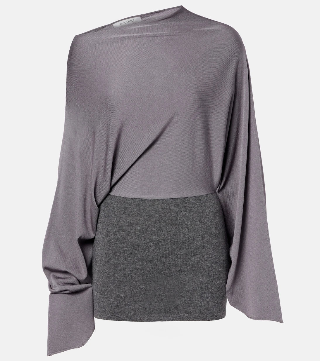 Aya Muse - Slouchy jersey minidress