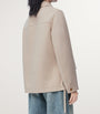 LOEWE Beige Wool-Cashmere Workwear Jacket