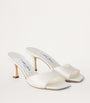 Ivory Skye 70 Satin Mules