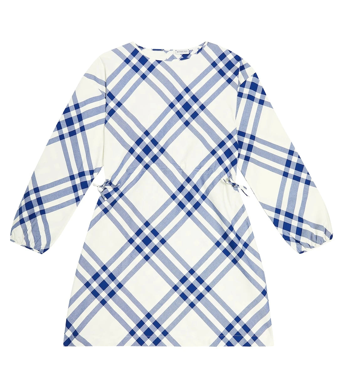 Burberry Kids - فستان كاروهات من القطن