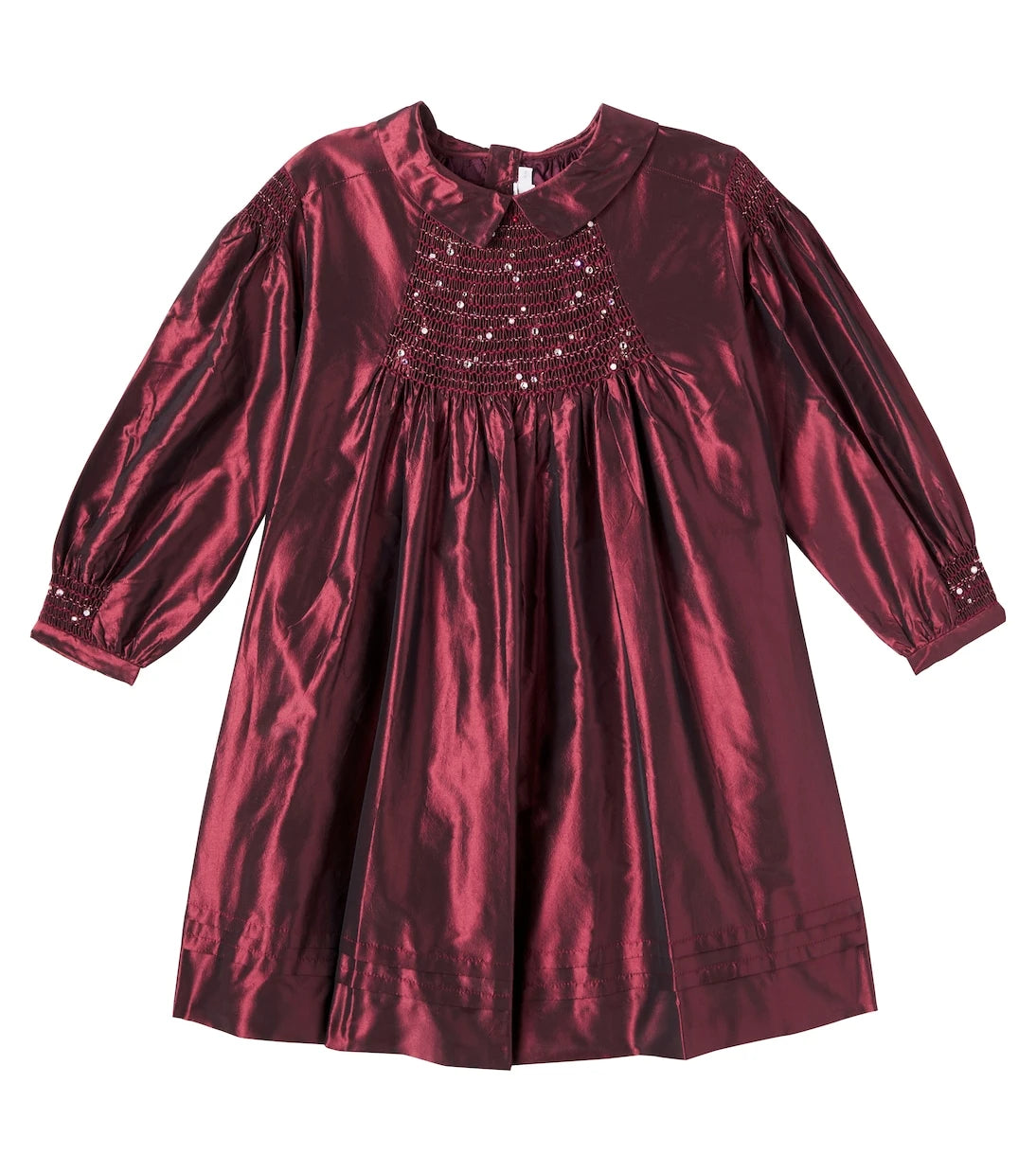 Bonpoint - Jeanne embellished silk taffeta dress