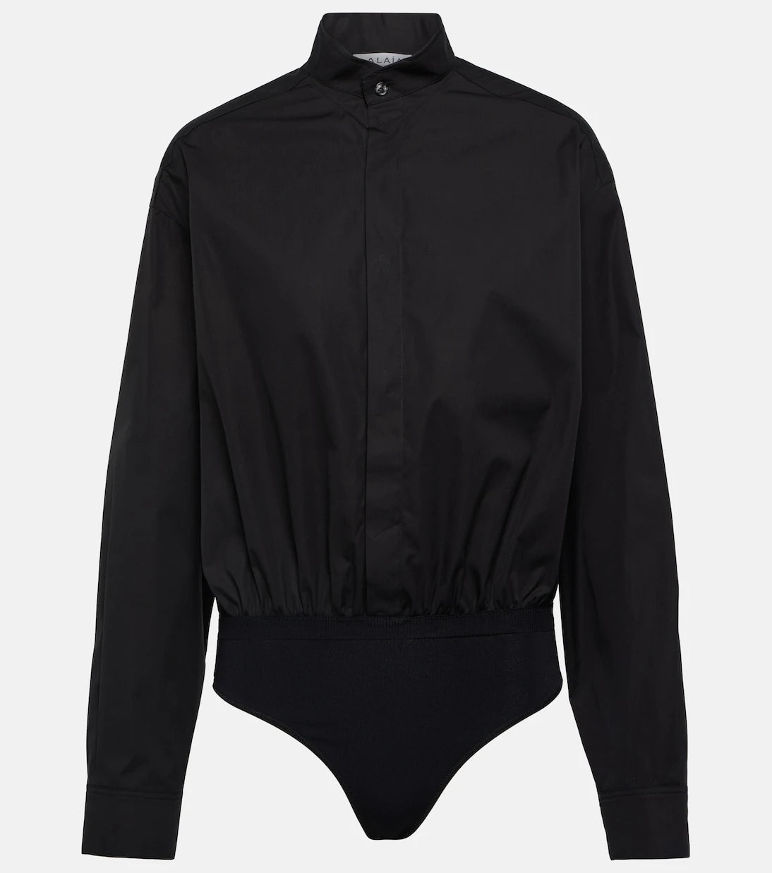 Alaïa - Cotton poplin bodysuit