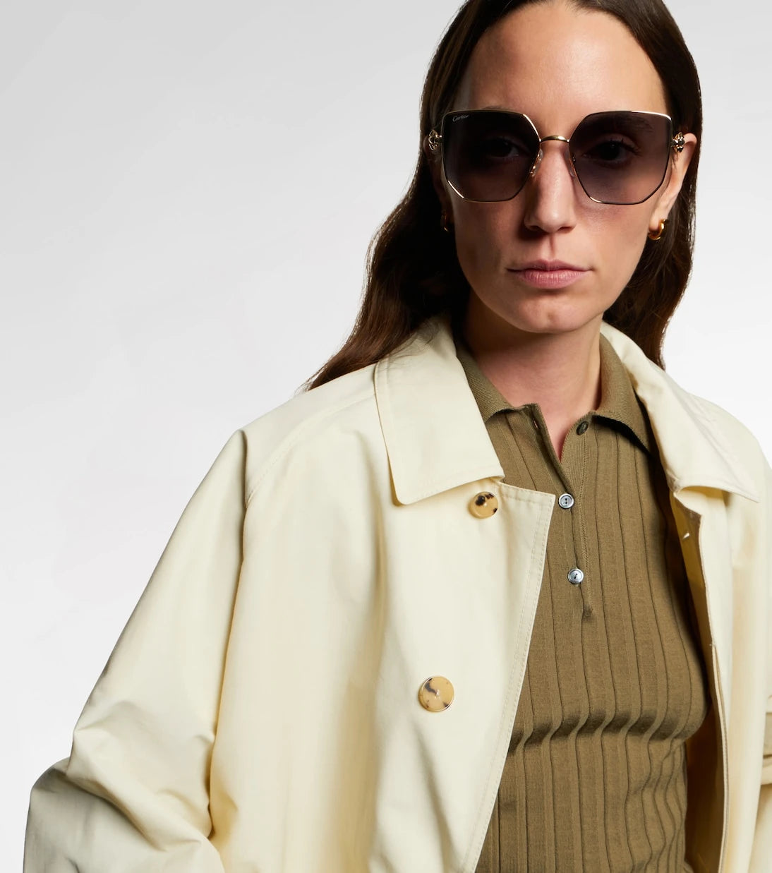 Cartier Eyewear Collection - Clash De Cartier square sunglasses