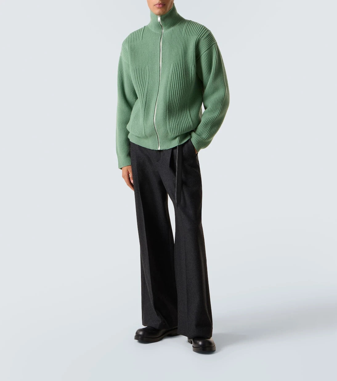 Jil Sander - Wool zip-up cardigan