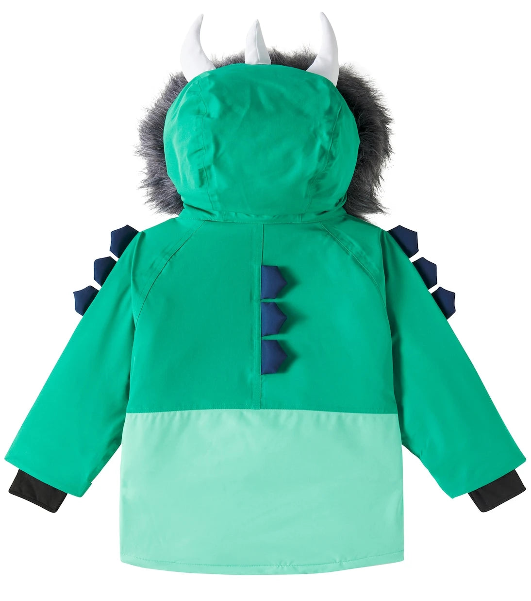 Roarsome - Dino faux fur-trimmed ski jacket