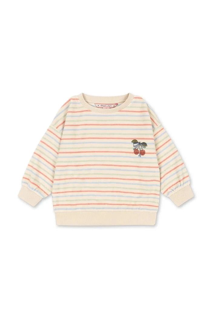 Konges Sløjd ITTY RIB SWEAT SHIRT GOTS Çocuk Sweatshirt