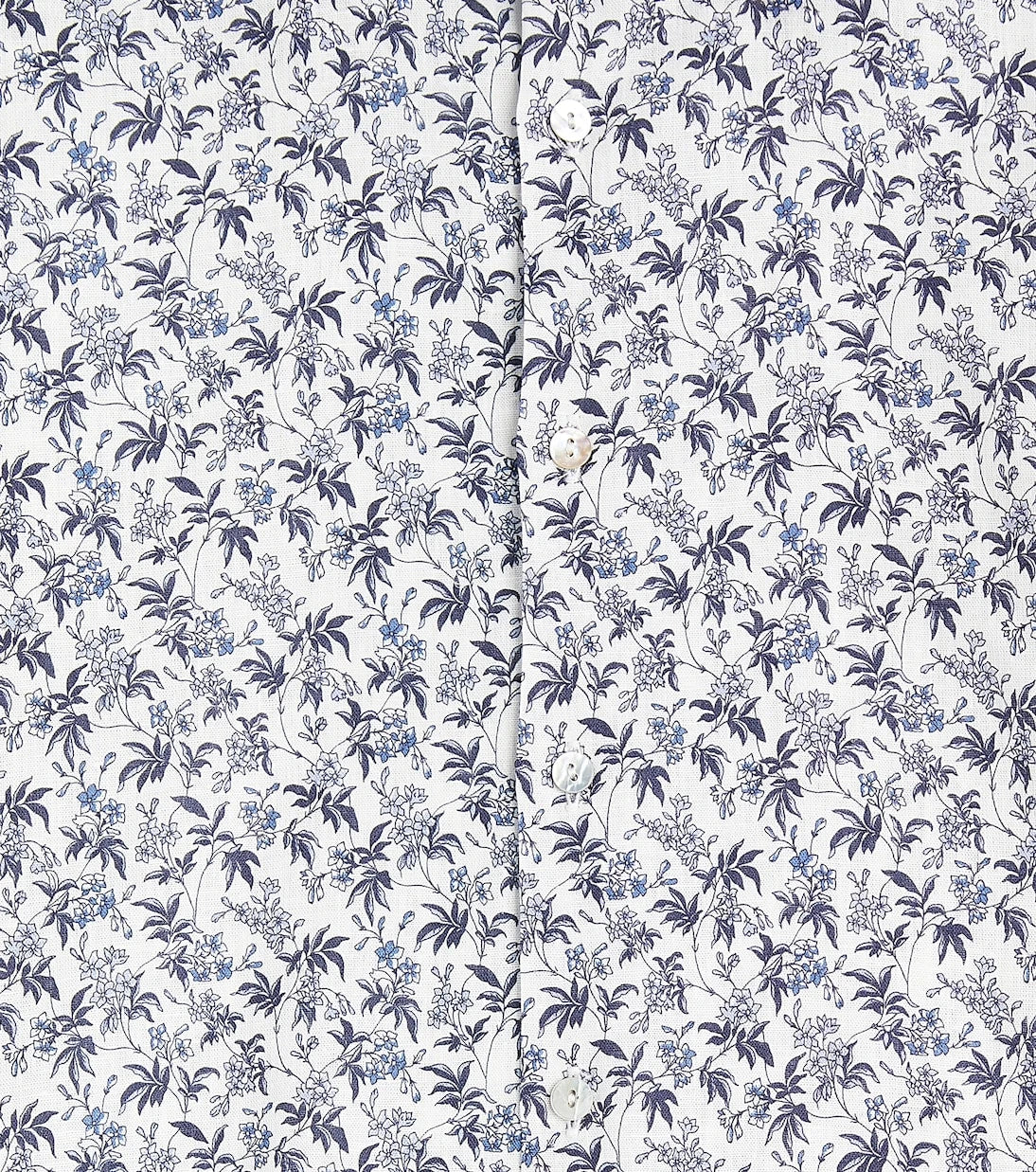 La Coqueta - Francisco floral linen-blend shirt